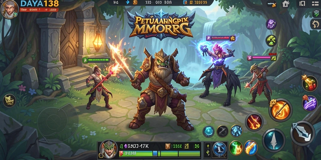 Tampilan menarik dari gameplay <strong>DAYA138</strong> dalam dunia MMORPG.