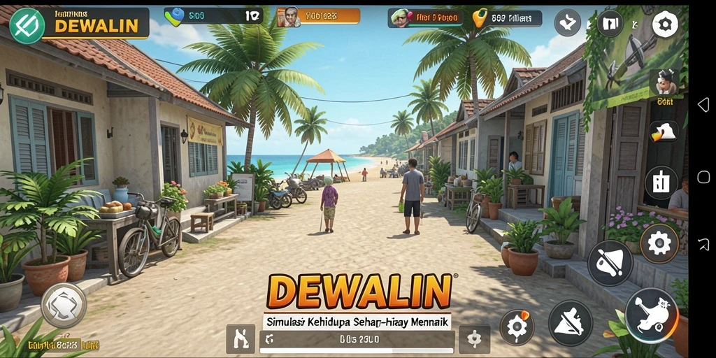 Tampilan gameplay DEWALIN yang seru dan interaktif.