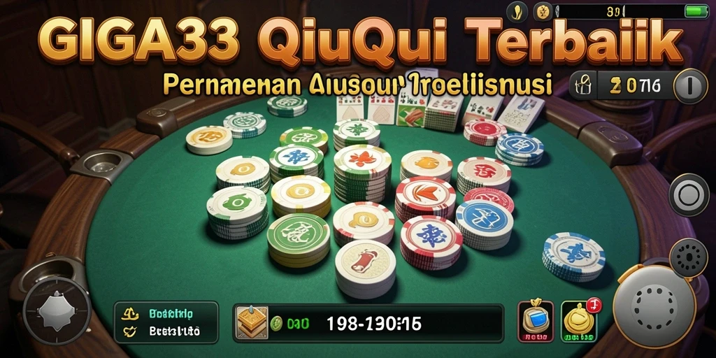 Tampilan gameplay menarik dari GIGA33 yang menyuguhkan keseruan QiuQiu.