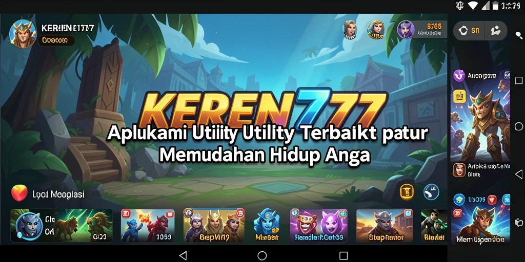 Tampilan antarmuka KEREN777 yang ramah pengguna dan modern.