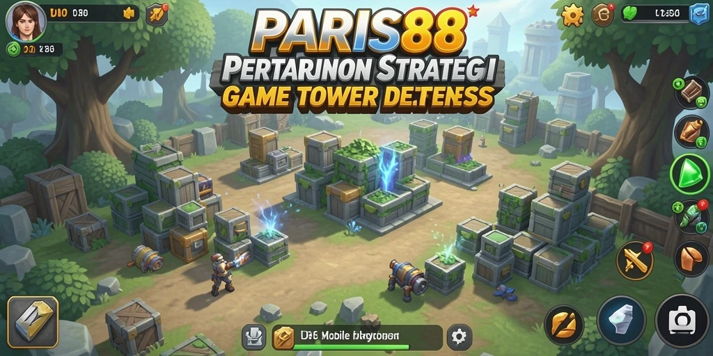 Gameplay menegangkan dalam dunia Tower Defense.