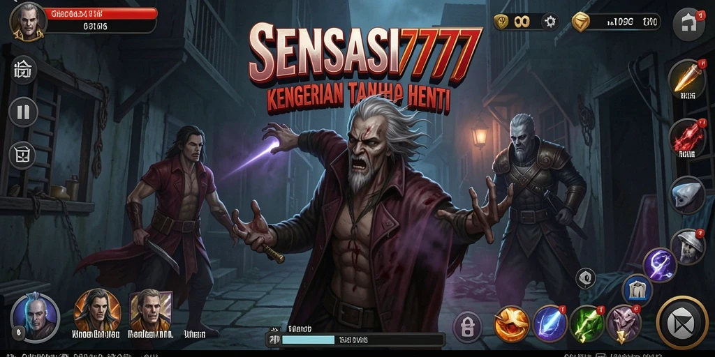 Gameplay menegangkan SENSASI777 dengan suasana Horror yang mendalam.