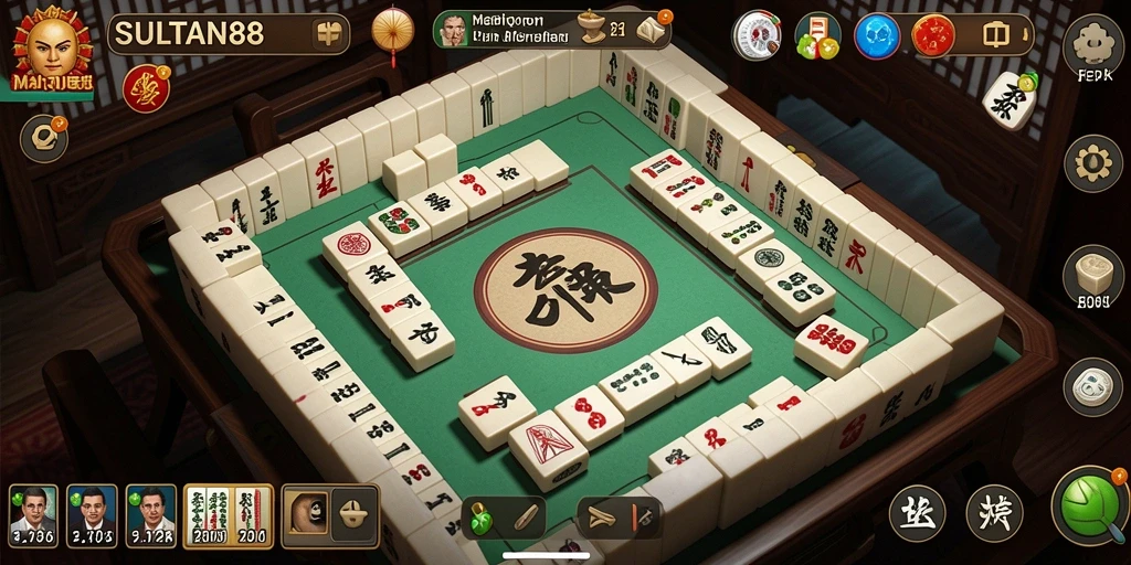 Tampilan strategis permainan Mahjong di SULTAN88.